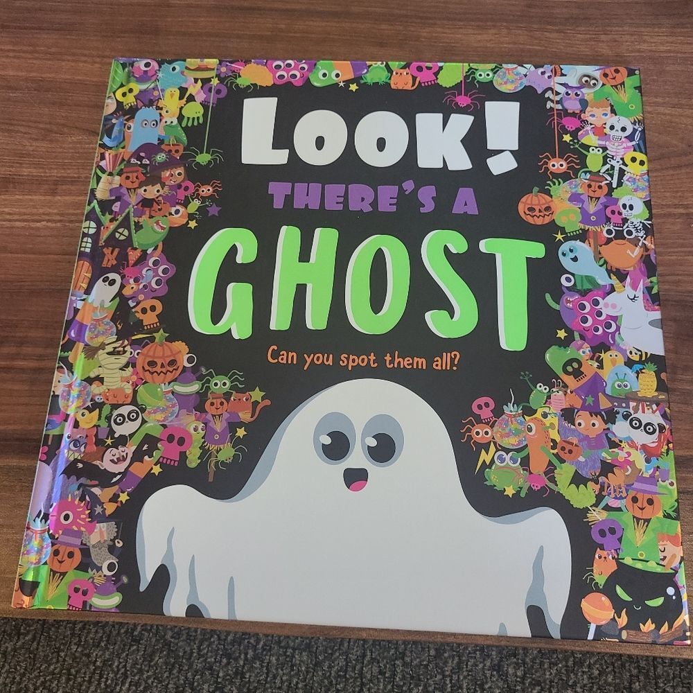 Halloween‎ Book Look There's A Ghost Educational and Colorful Search And Find